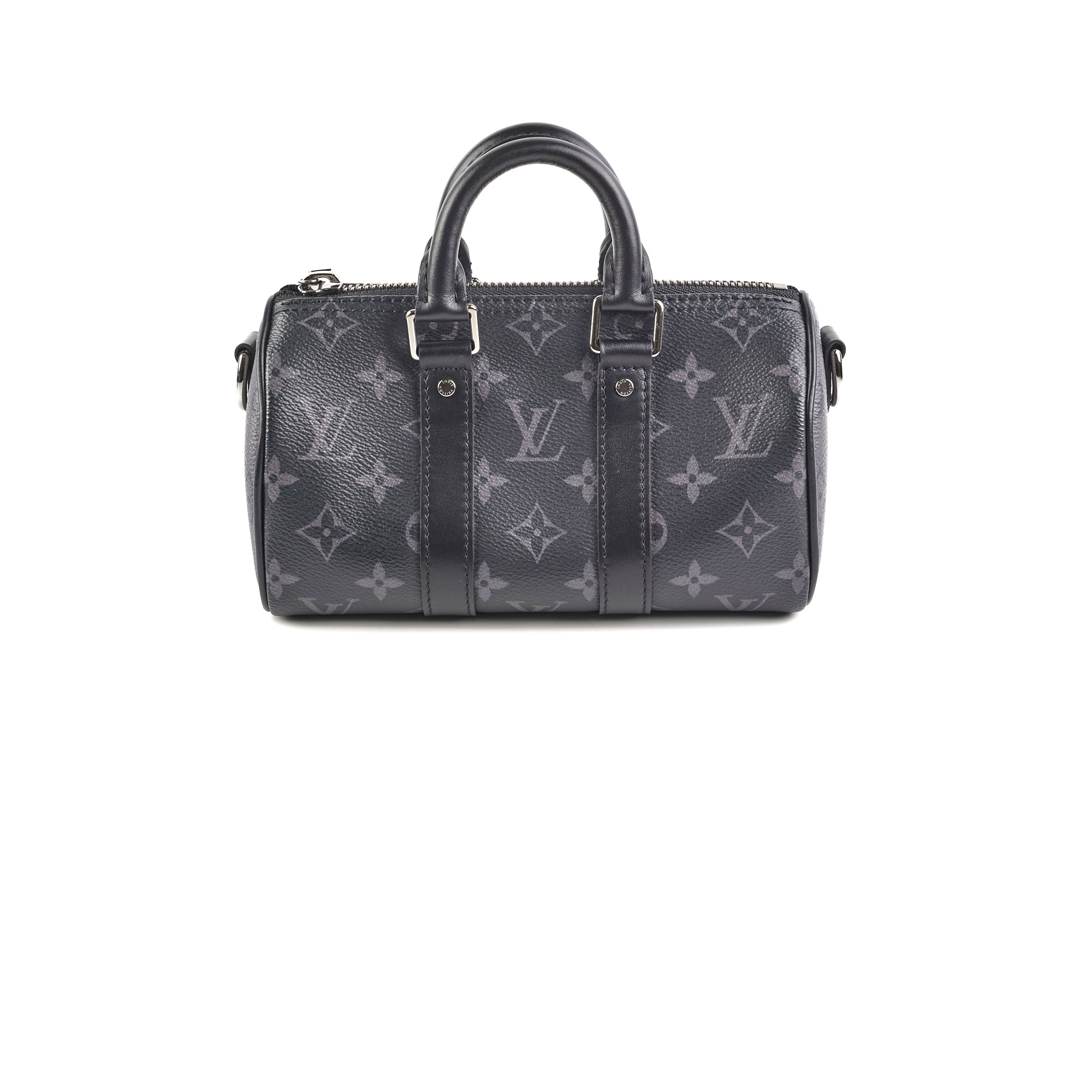Louis Vuitton Keepall XS Handbag Monogram Eclipse Reverse Canvas with –  EliteLaza
