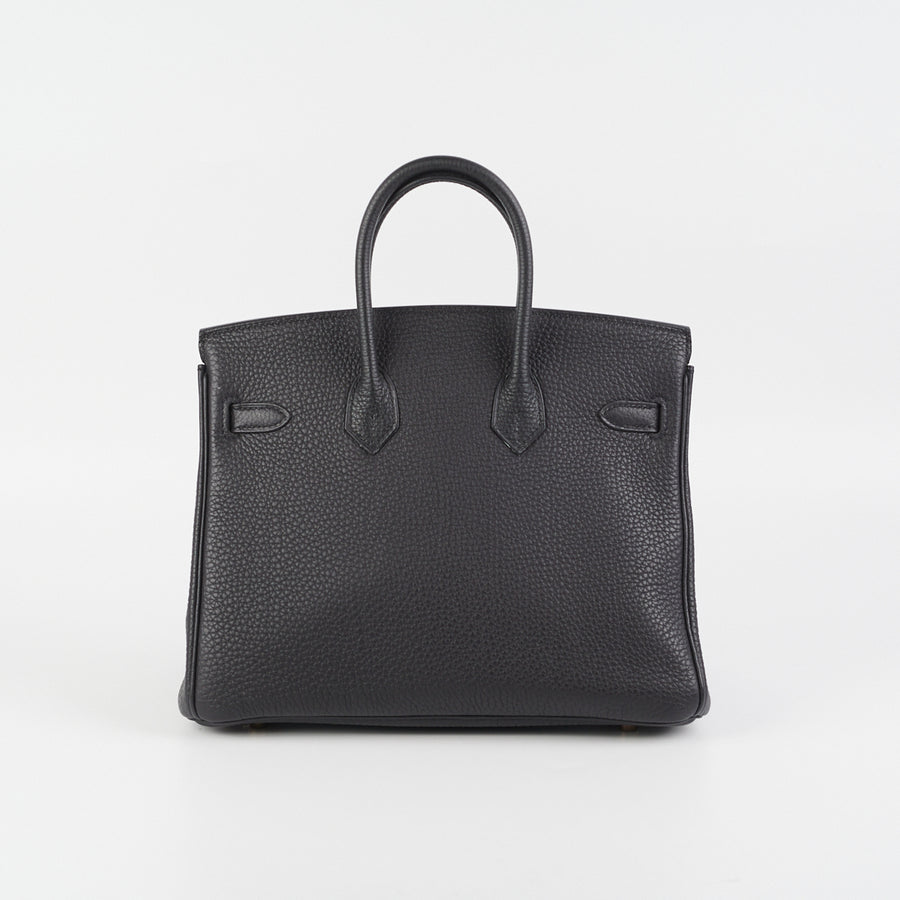 Hermes Birkin 25 Togo Noir (Black) - Stamp Y (2020) - THE PURSE AFFAIR