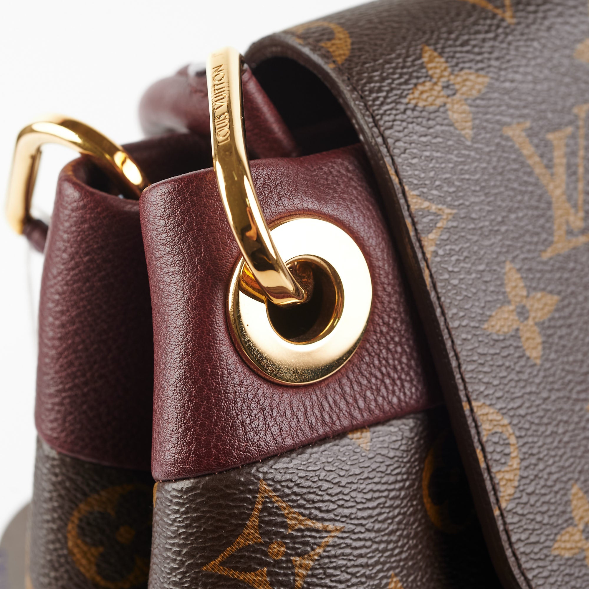 Louis Vuitton Olympe Handbag Monogram Canvas Brown 1375491
