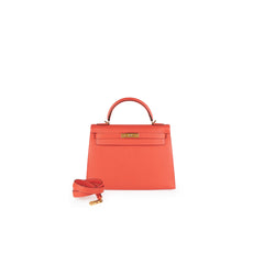 Hermes Kelly 32 Epsom Rose Jaipur - Stamp X - THE PURSE AFFAIR