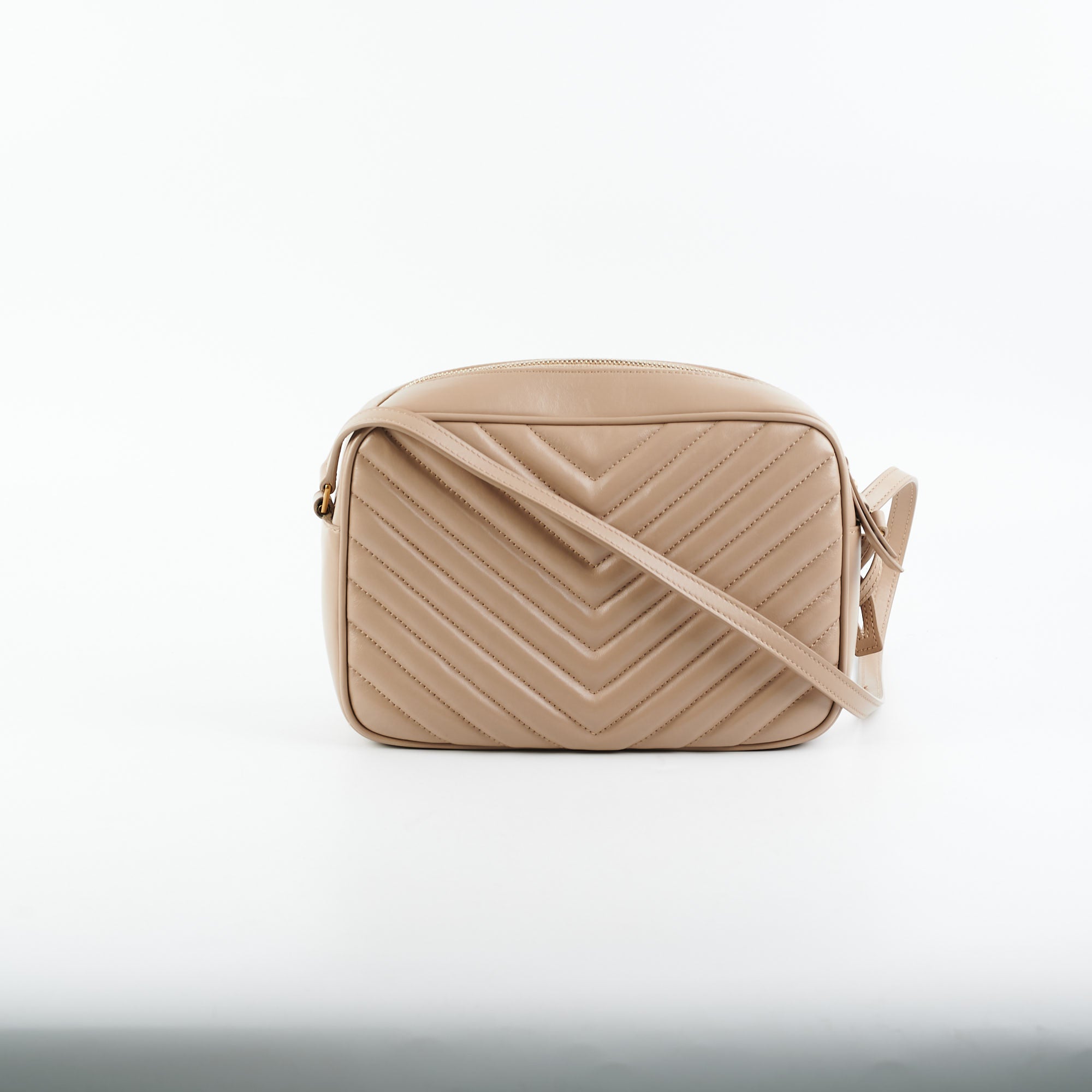 YSL Lou Camera Bag - Dark Beige (NEW) - ShopperBoard