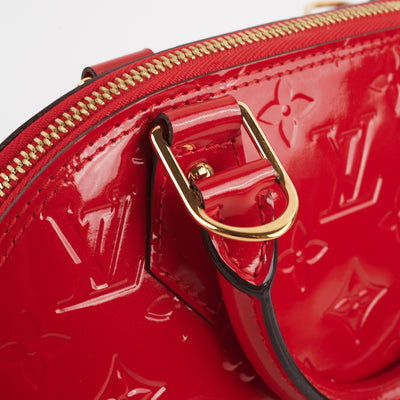 Louis Vuitton Alma BB Patent Red - THE PURSE AFFAIR