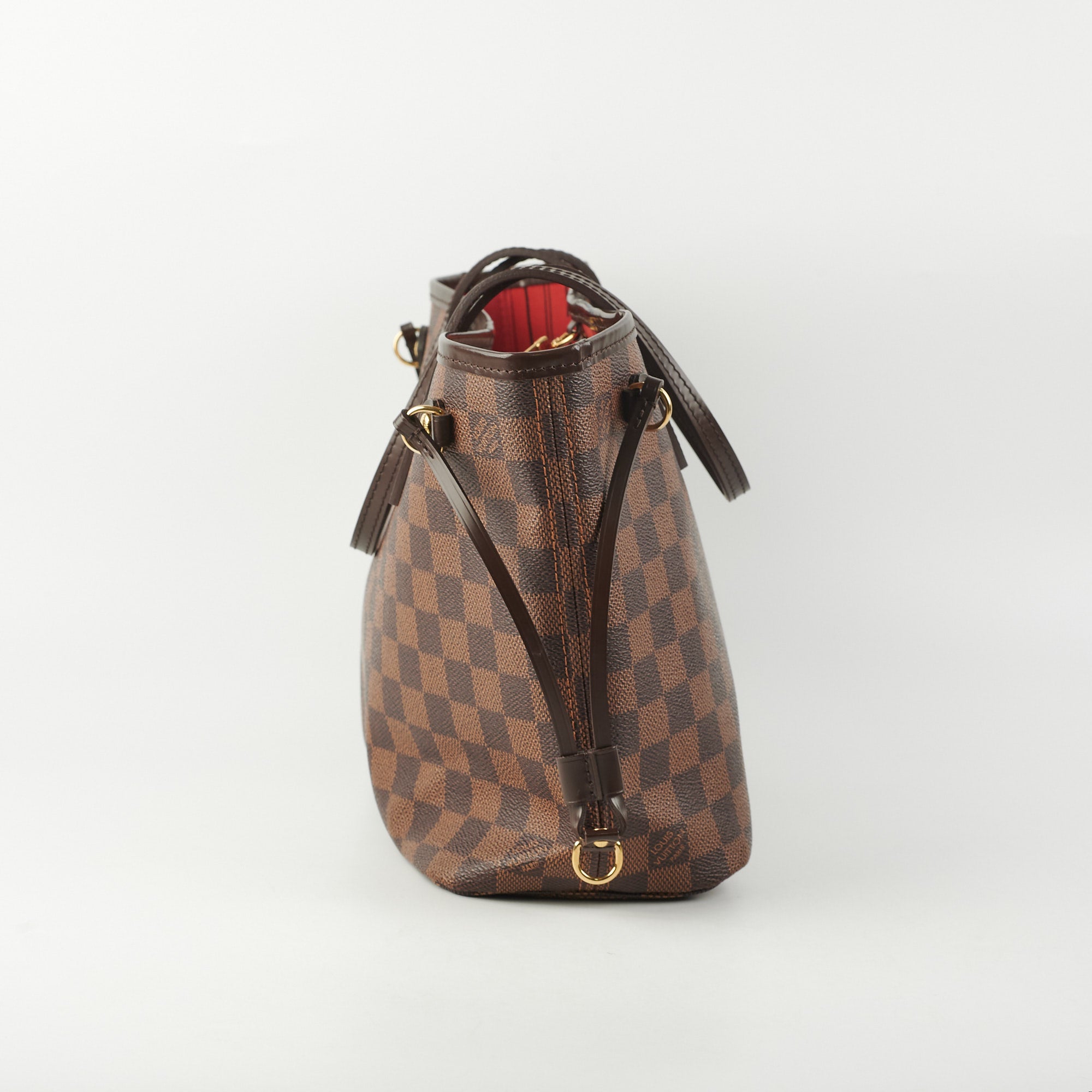 Louis Vuitton Neverfull PM Damier Ebene Shoulder Bag - AWL2383
