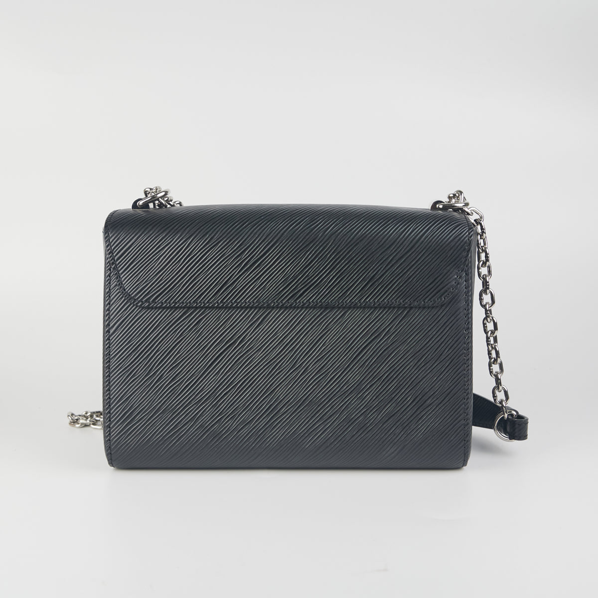 Louis Vuitton LV Twist bag Fuchsia black MM Leather ref.504086