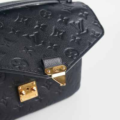 Louis Vuitton Pochette Metis Empreinte Black - THE PURSE AFFAIR