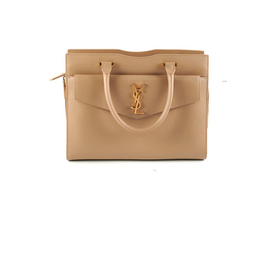 Saint Laurent Small Cabas Bag Brown - THE PURSE AFFAIR