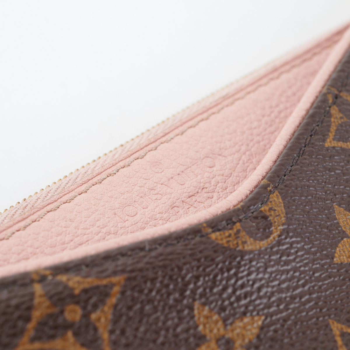 Authemtic Louis Vuitton Pallas Clutch Monogram Cerise M41638 Genuine Bag  Japan