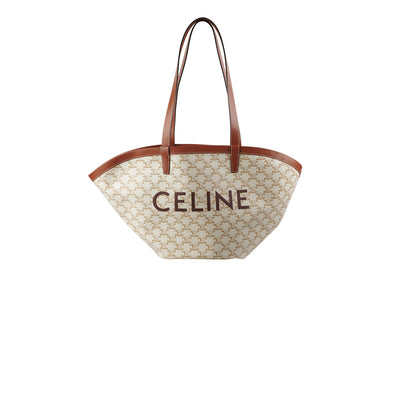 Celine Medium Couffin Bag In Triomphe Canvas Print in Brown