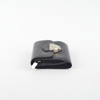 Louis Vuitton Black Epi Leather Joey Wallet