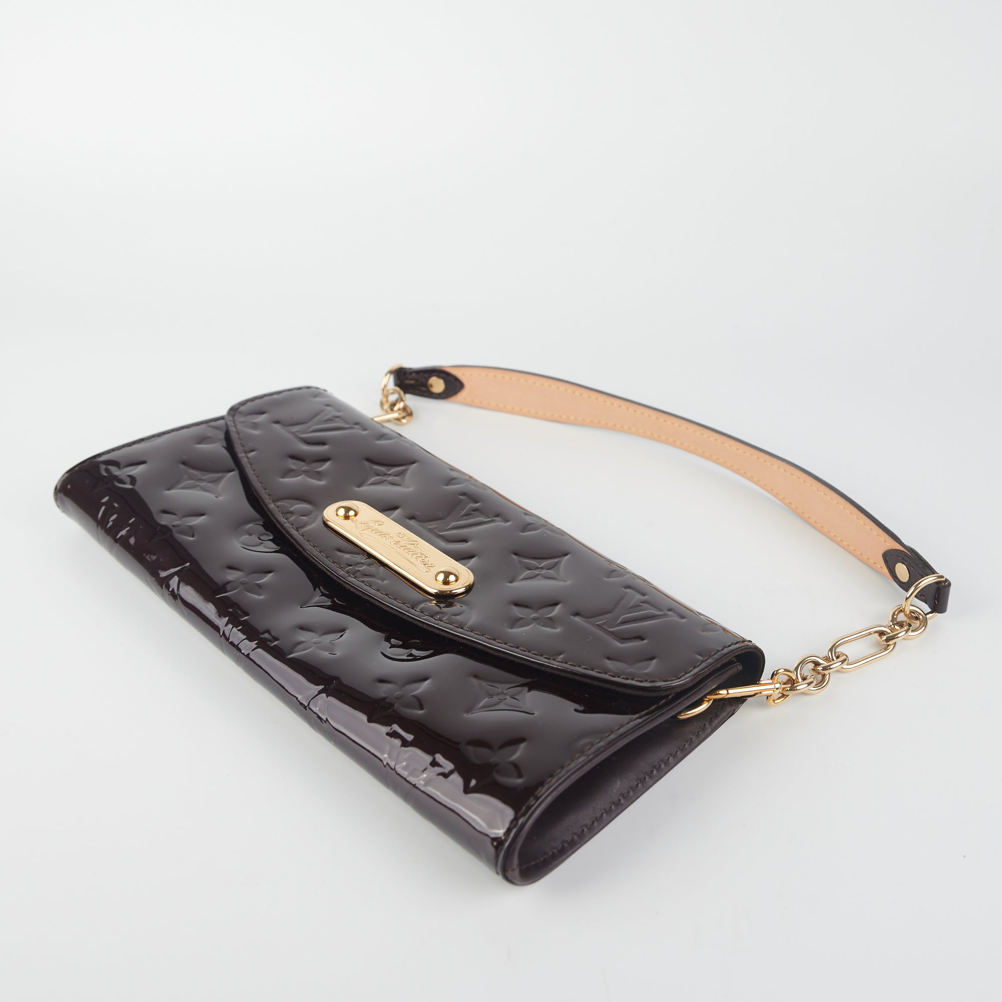 Louis Vuitton - Sunset Boulevard Vernis Leather Amarante