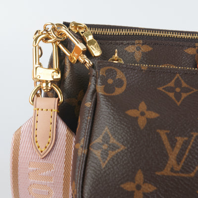 Louis Vuitton Multi Pochette Pink Strap - THE PURSE AFFAIR