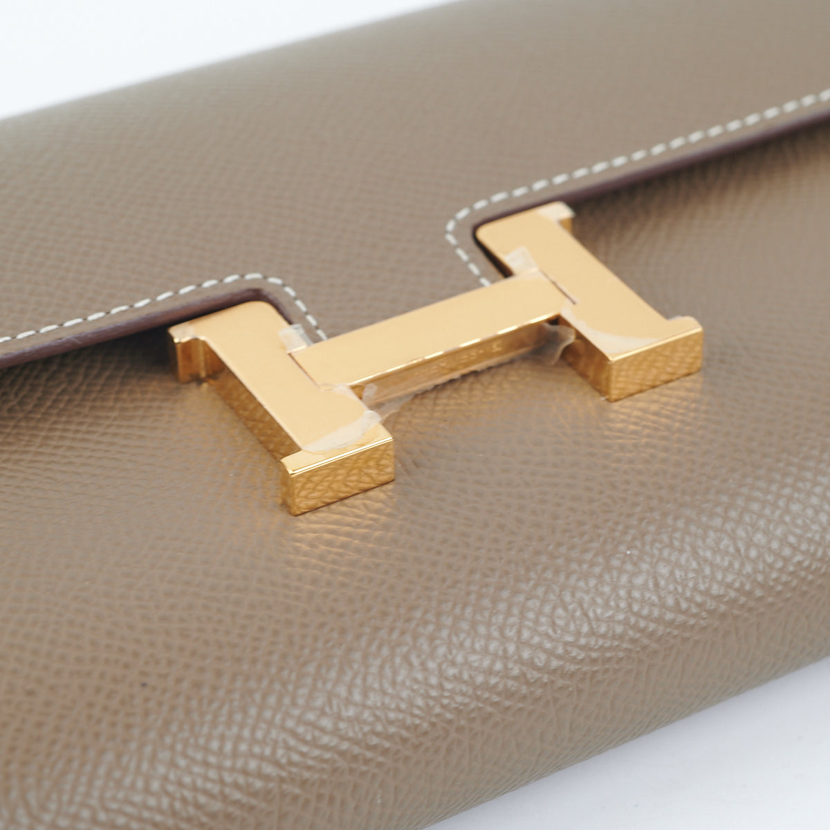 Hermès Constance long wallet to go Grey Leather ref.247398 - Joli