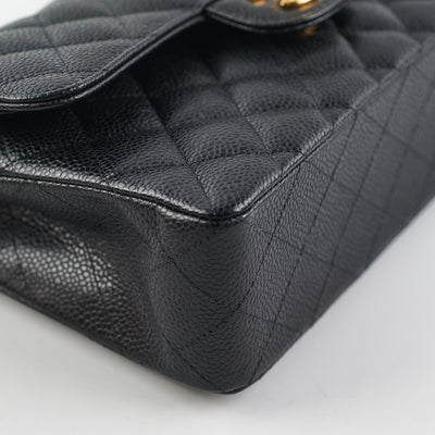 Chanel Black Quilted Caviar Small Classic Double Flap Bag – Madison Avenue  Couture