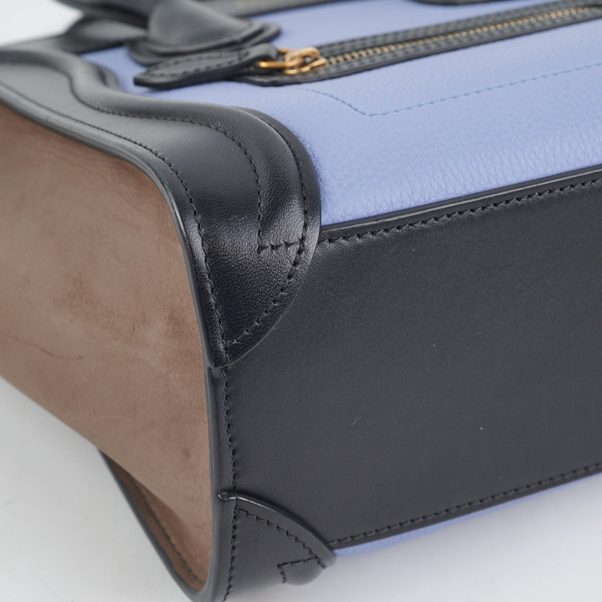 Polène | Bag - numéro Un Nano - Textured Midnight Blue