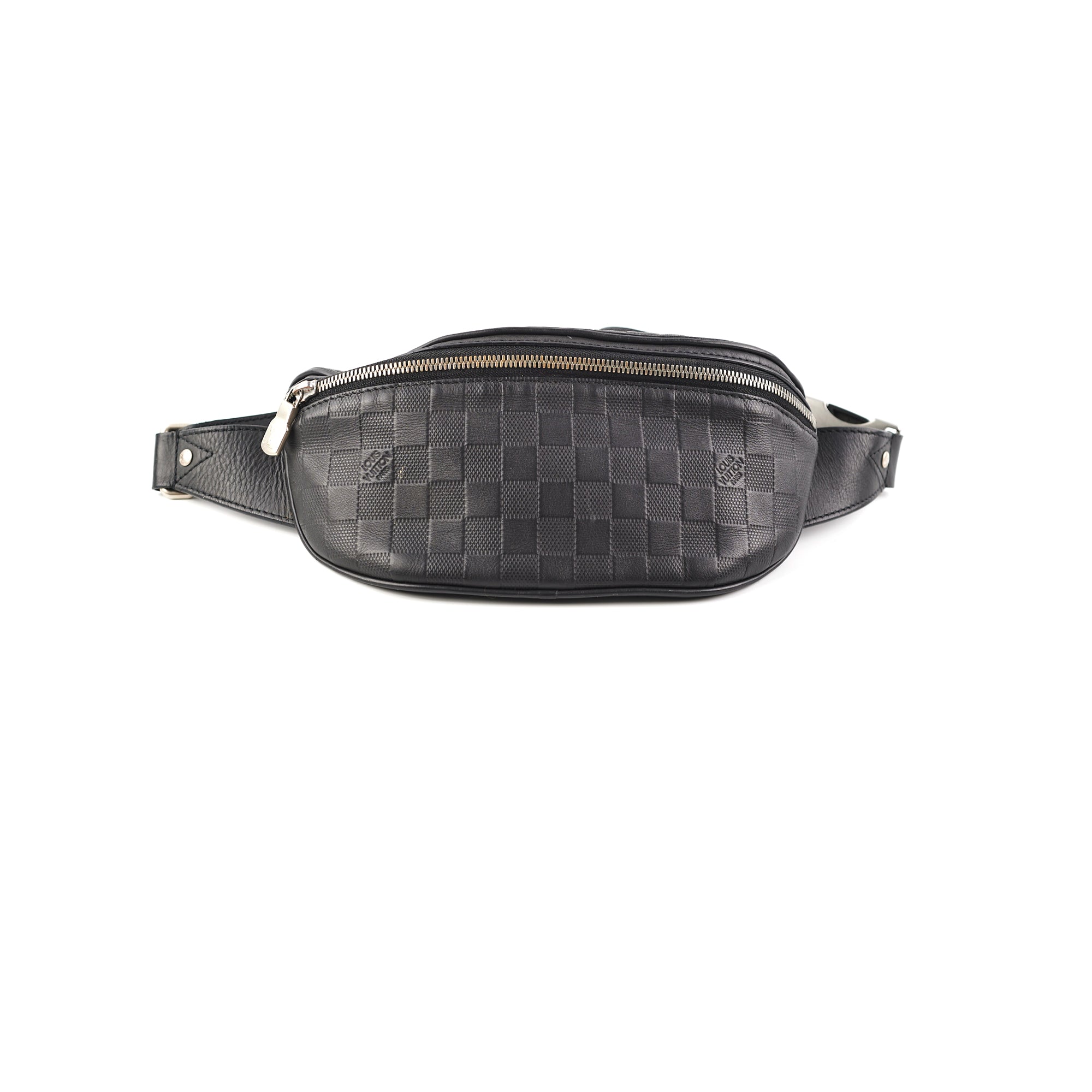 Bum bag  sac ceinture leather handbag Louis Vuitton Black in Leather   26437148