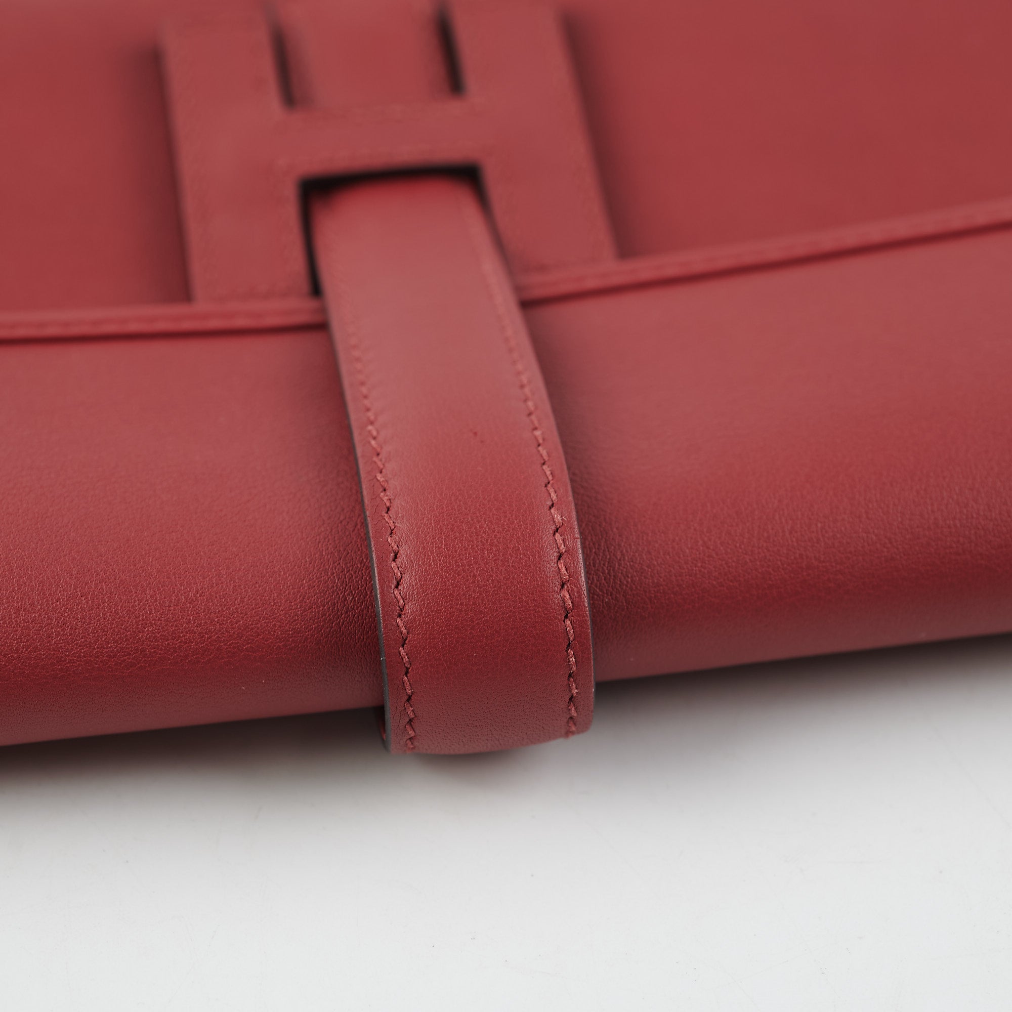 Hermès Jige Elan 29 Swift Red Vermillion Clutch