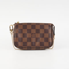 Louis Vuitton Mini Pochette Damier Ebene (original version thicker cha -  THE PURSE AFFAIR