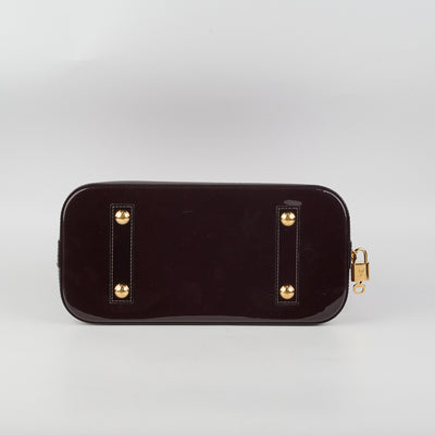 Louis Vuitton Alma PM Vernis Burgundy Ombre - THE PURSE AFFAIR