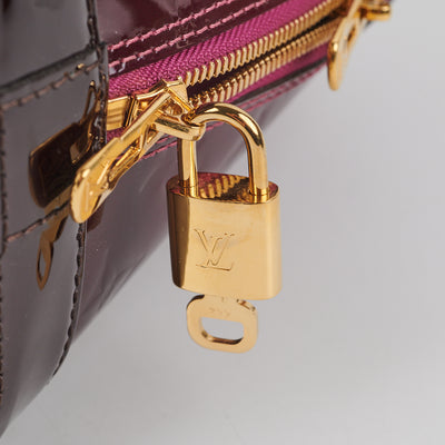 Louis Vuitton Terre D'Ombre Monogram Vernis Leather Alma PM Bag Louis  Vuitton