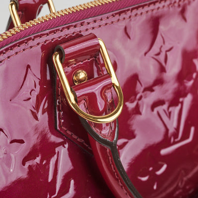Louis Vuitton Terre D'Ombre Monogram Vernis Leather Alma PM Bag Louis  Vuitton