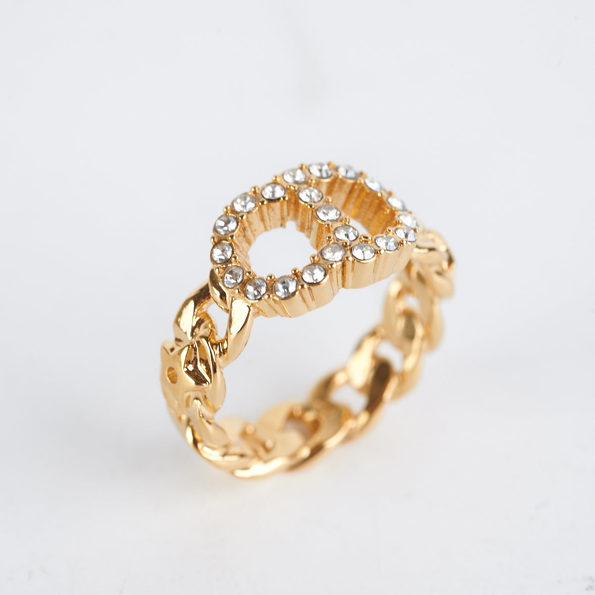 DIOR Ring men and women opening letter CD ring Universal brass vintage ring   Shopee Philippines