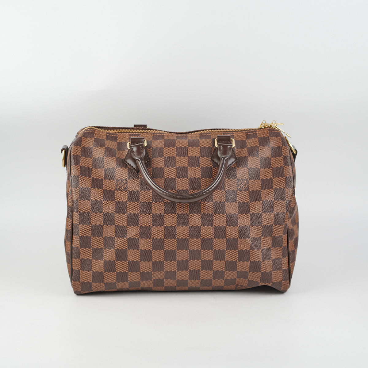 Speedy bandoulière leather handbag Louis Vuitton Beige in Leather - 32787474
