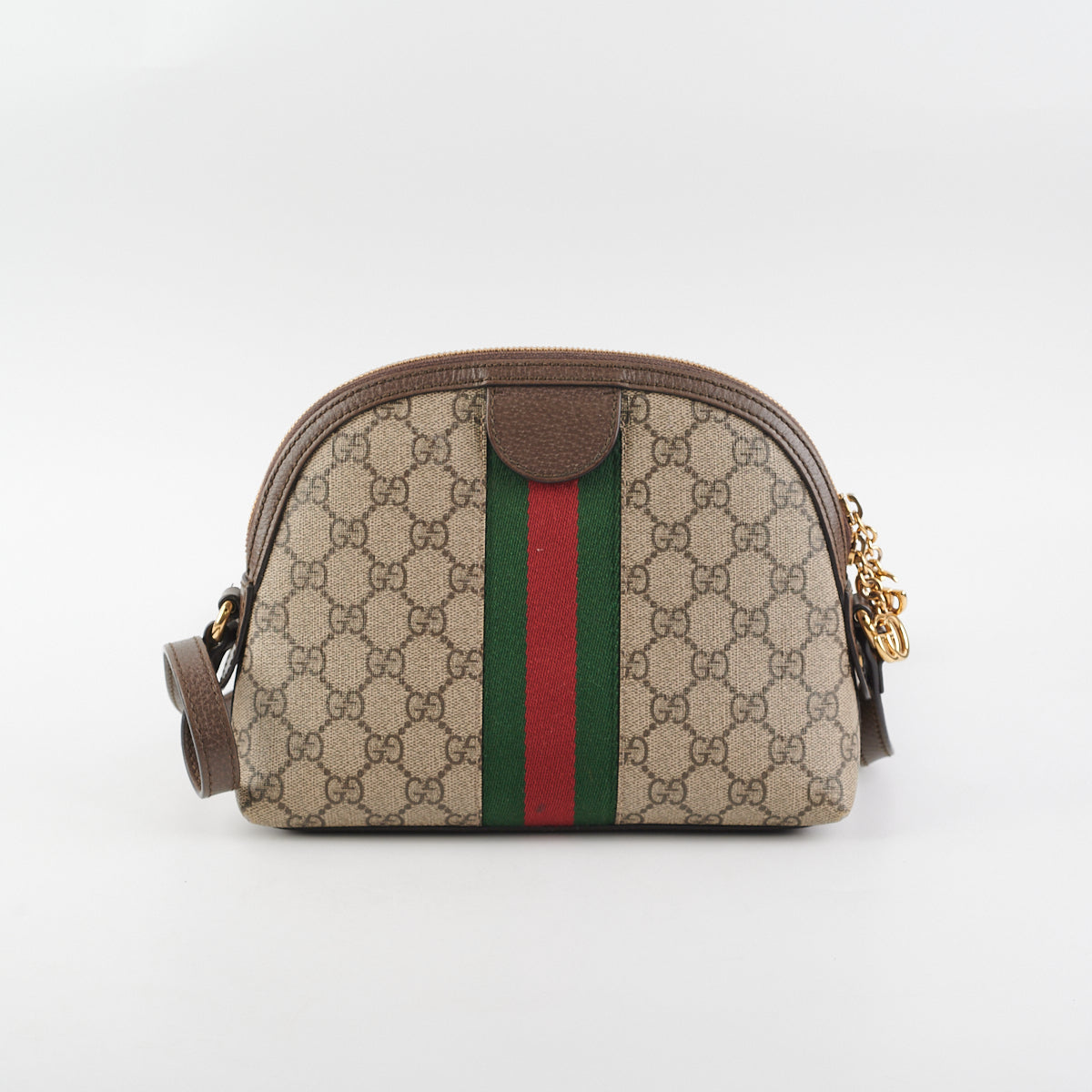 Ophidia zip handbag Gucci Beige in Wicker - 31974939