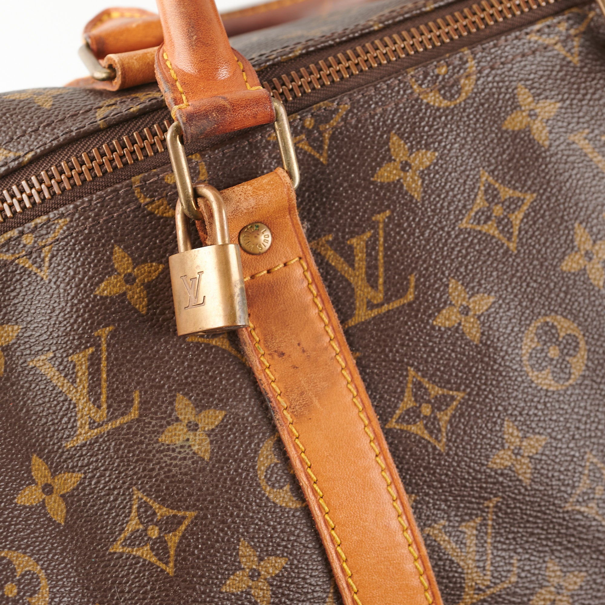 LOUIS VUITTON Keepall Bandoulière 50 - Bleu