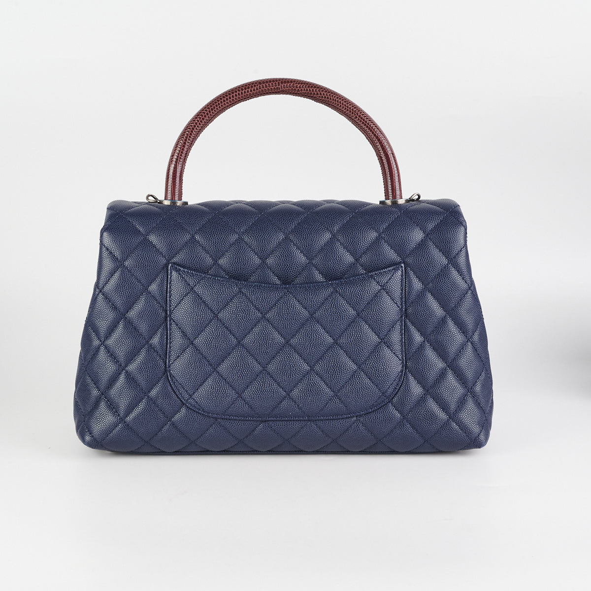 Chanel Coco Handle Navy Small - THE PURSE AFFAIR