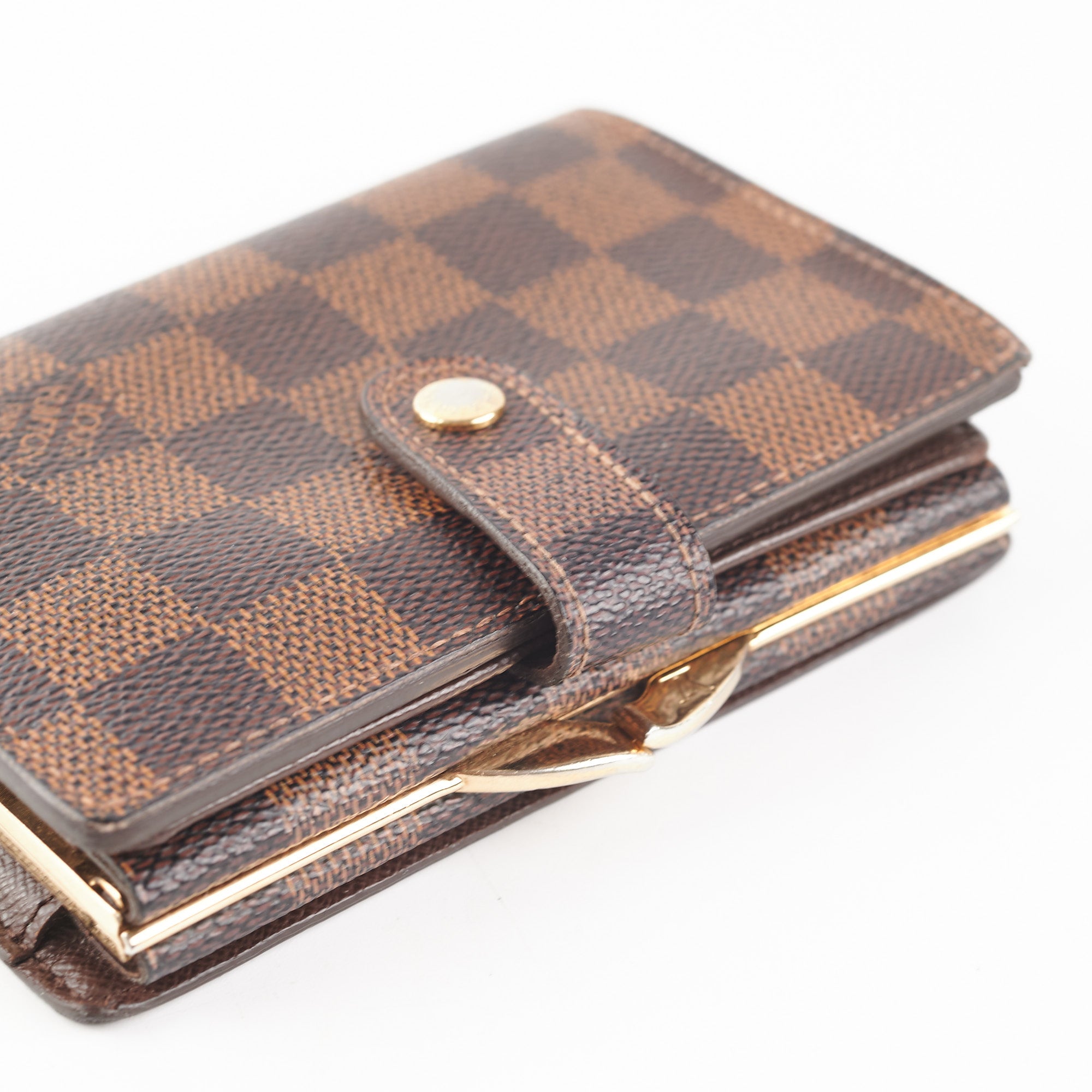 Louis Vuitton Damier Ebene French Purse Wallet 569620