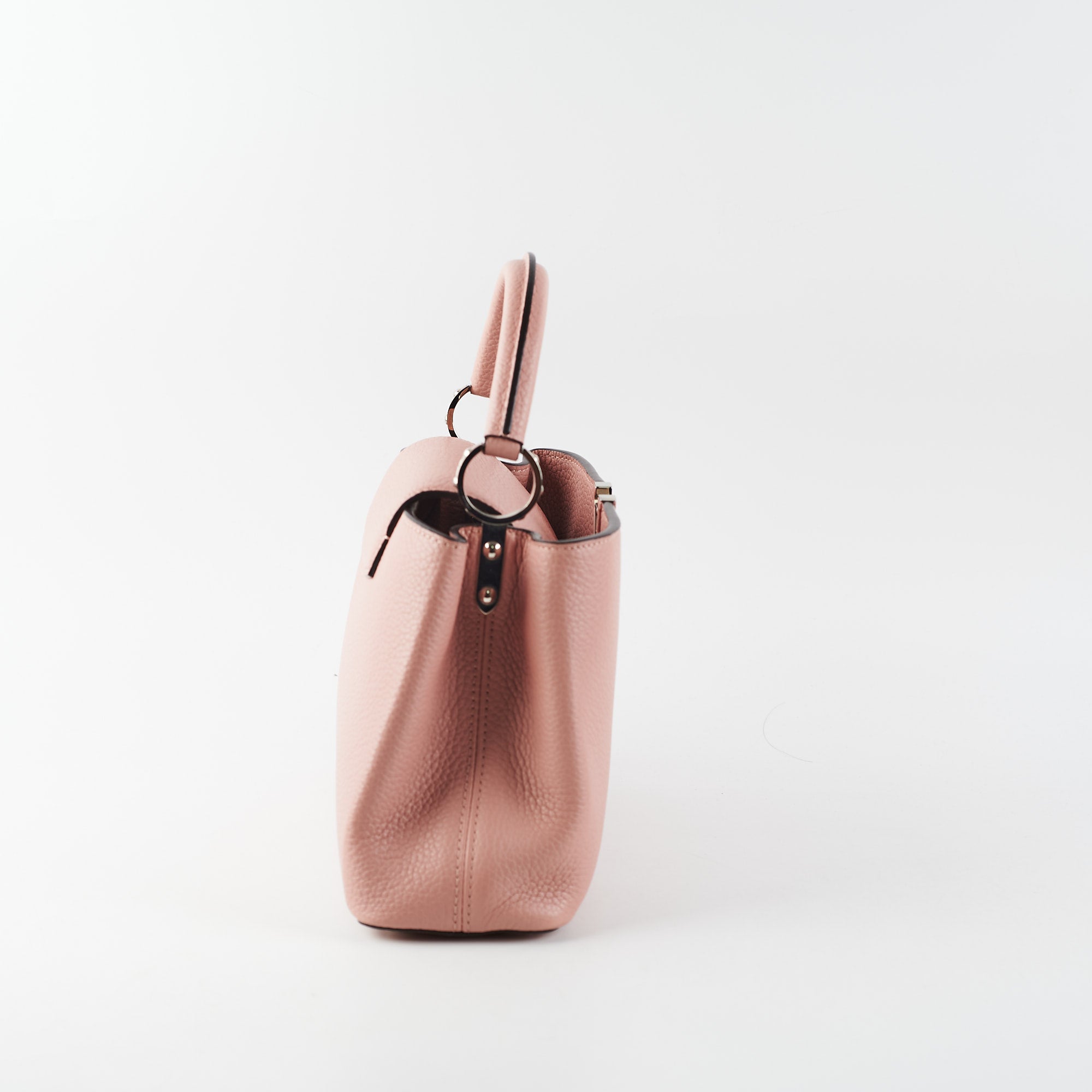 Louis Vuitton, Bags, Louis Vuitton Capucines Bag Tweed Bb Neutral Pink  Multicolor