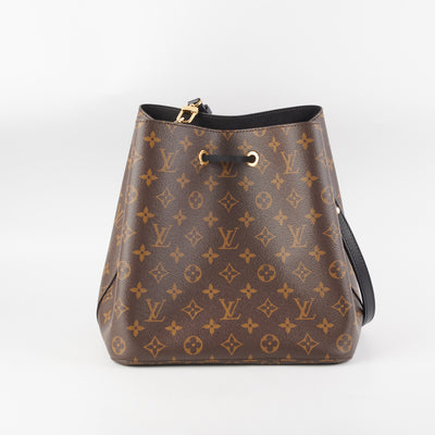 LOUIS VUITTON Neonoe Monogram Canvas Shoulder Bag Brown