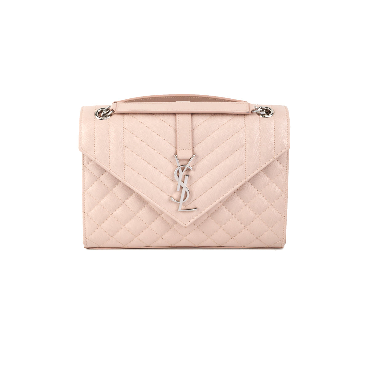 Saint Laurent Envelope Medium Bag in Pink