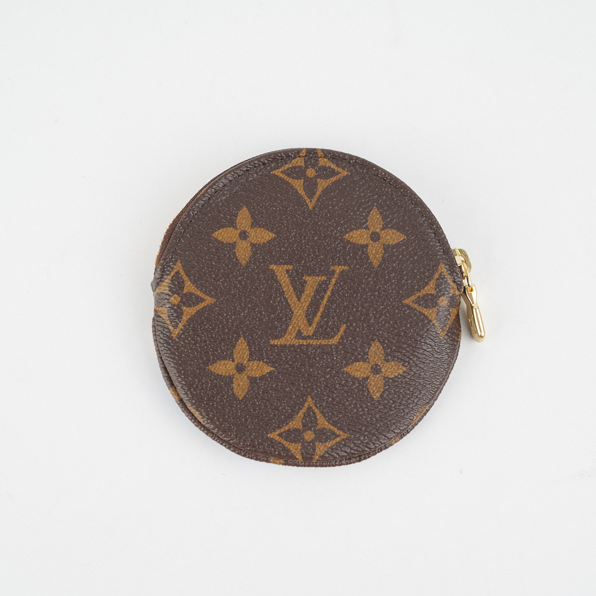 Louis Vuitton Monogram Canvas Round Zipped Coin Purse