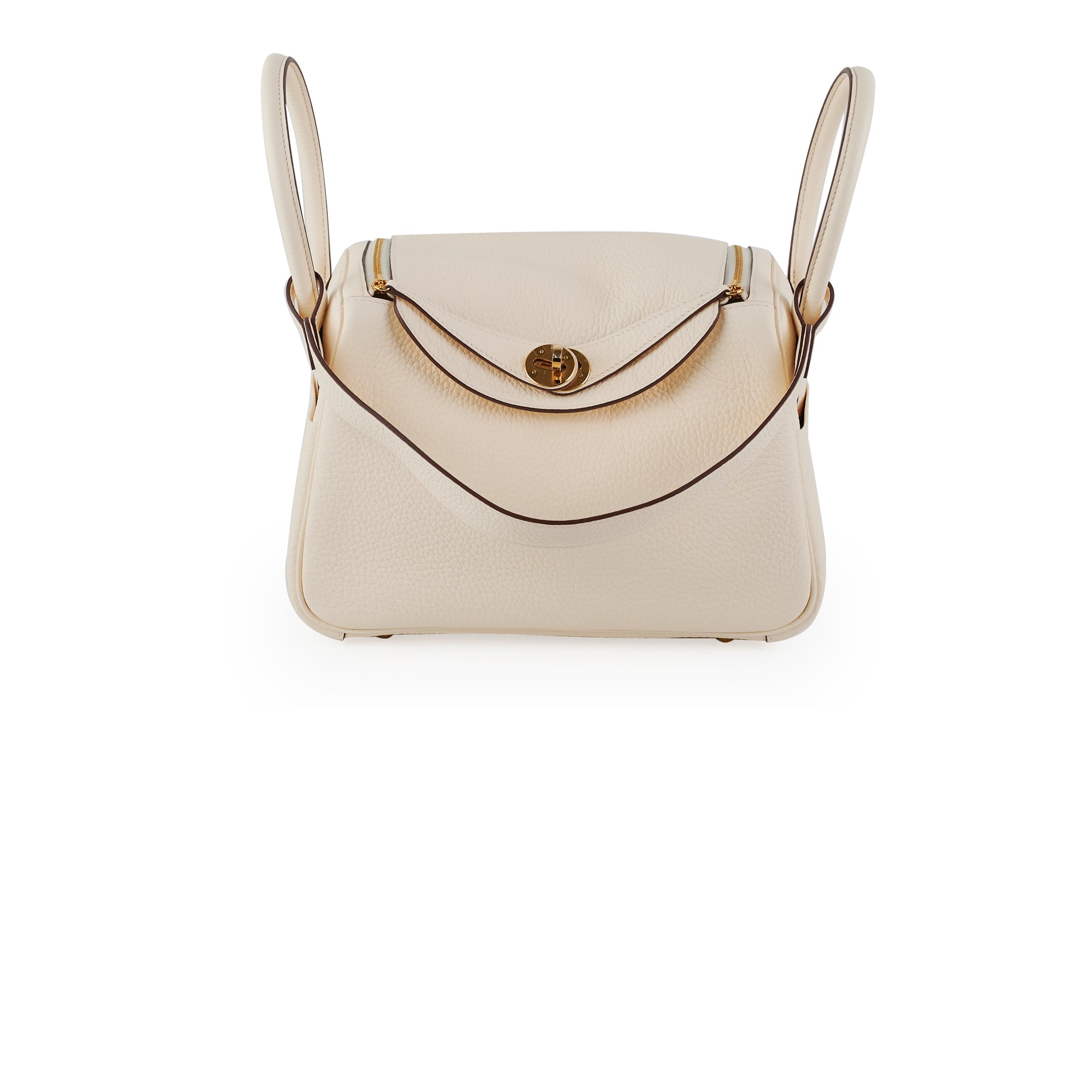 Hermes Lindy 26 Nata Clemence Gold Hardware – Madison Avenue Couture