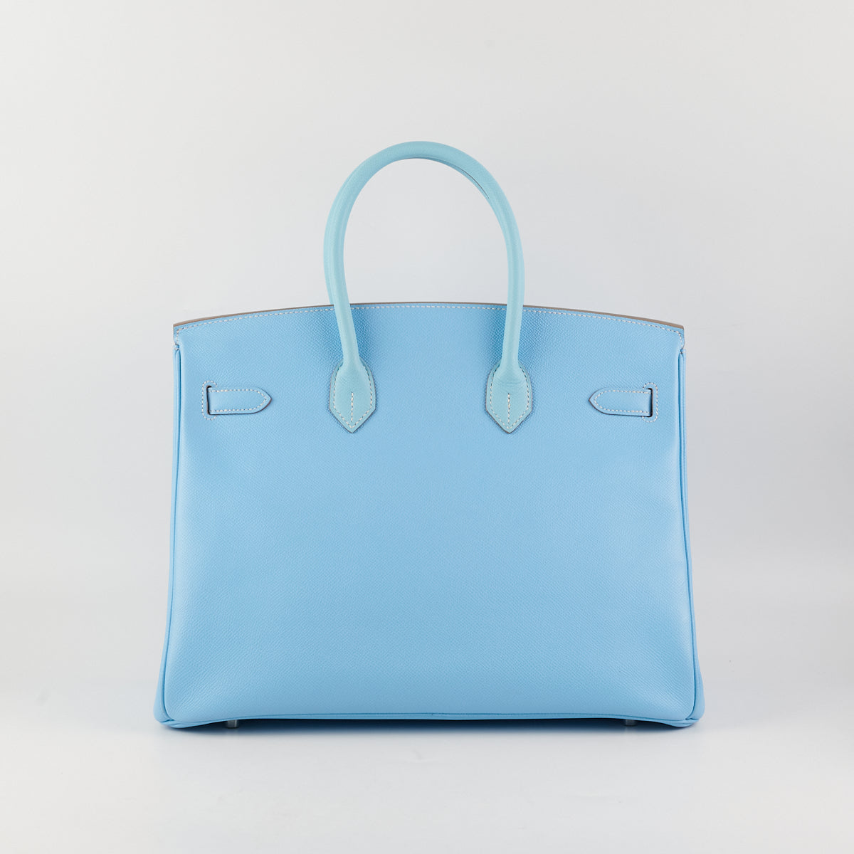 Hermes Birkin 35 Togo 7W Bleu Izmir SHW Stamp Square P in 2023