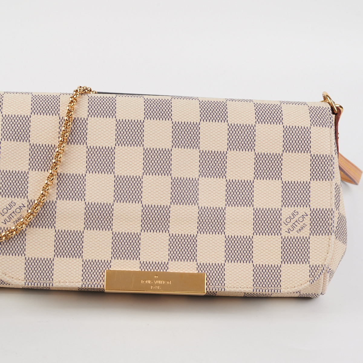 🌸Louis Vuitton Favorite PM Damier Ebene Clutch Crossbody(SD2114)+Box+Dust  Bag🌸