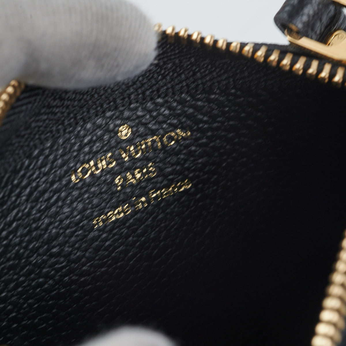 Louis Vuitton Empreinte Key Pouch Black
