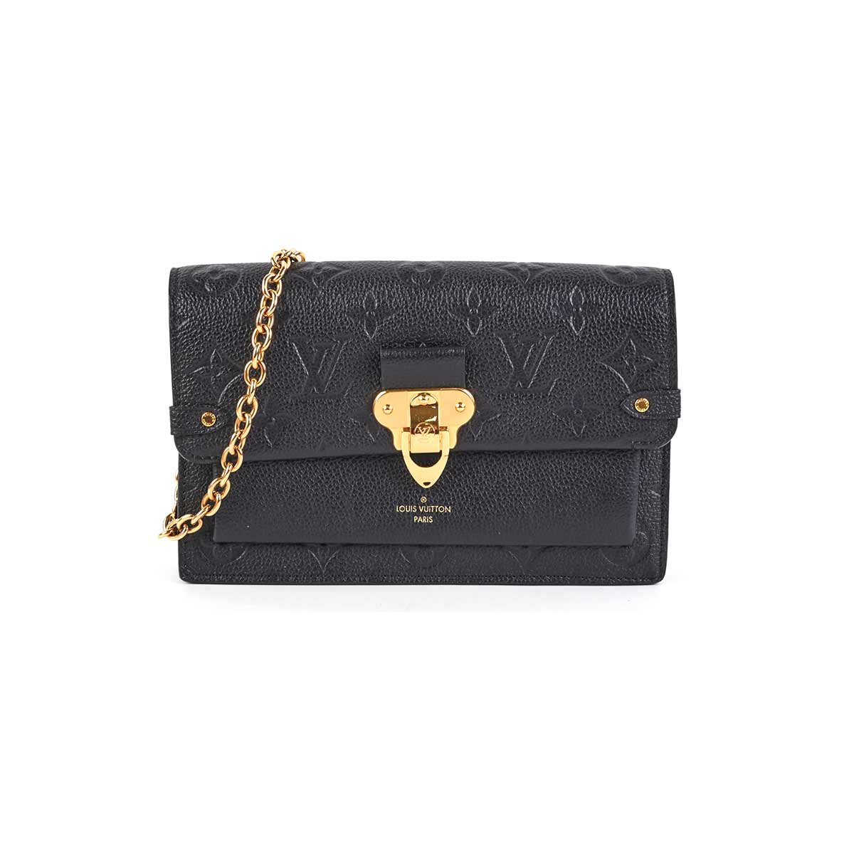 Louis Vuitton Monogram Empreinte Vavin Chain Wallet Black at Jill's  Consignment