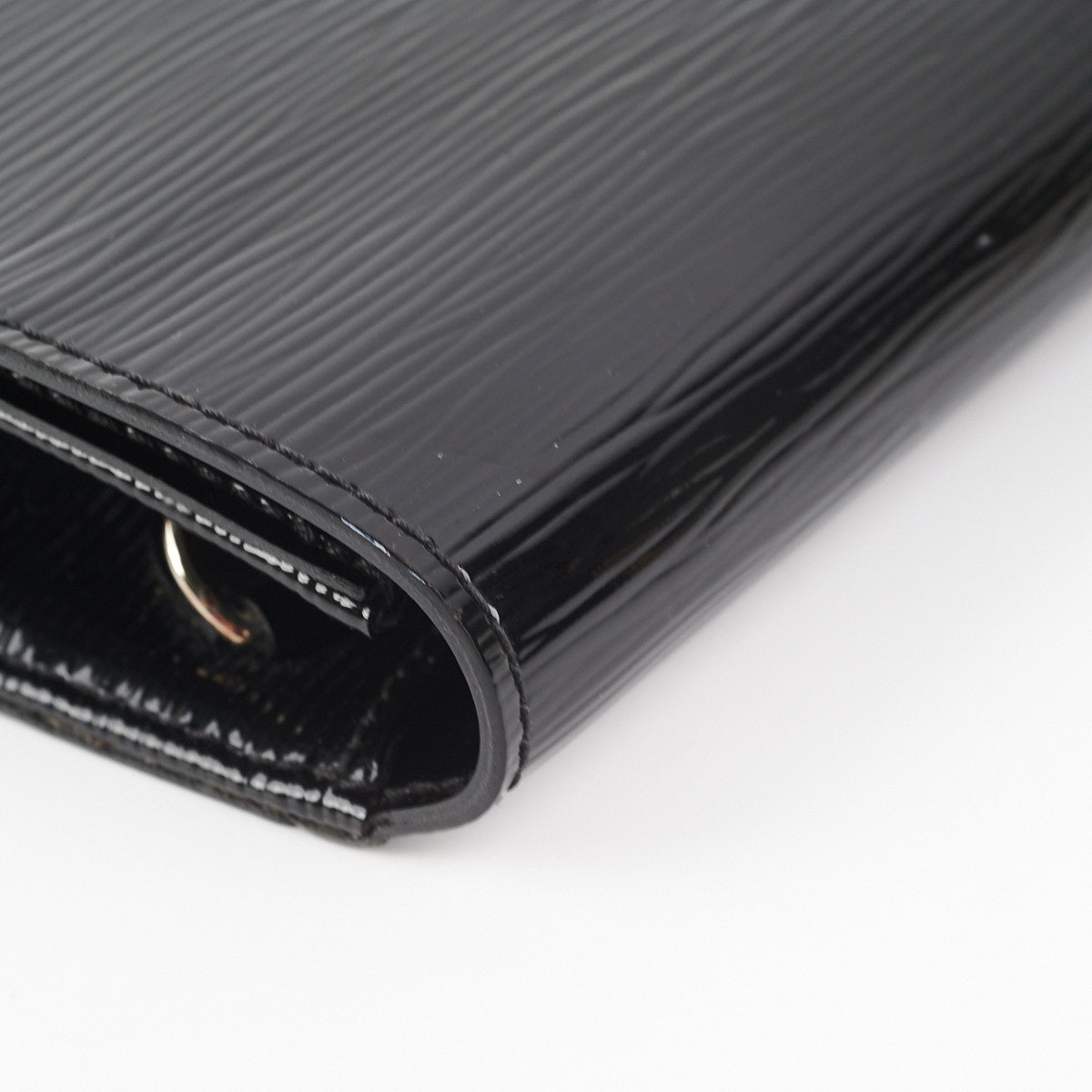 Louis Vuitton Black EPI Electric Sevigne Clutch with Strap at
