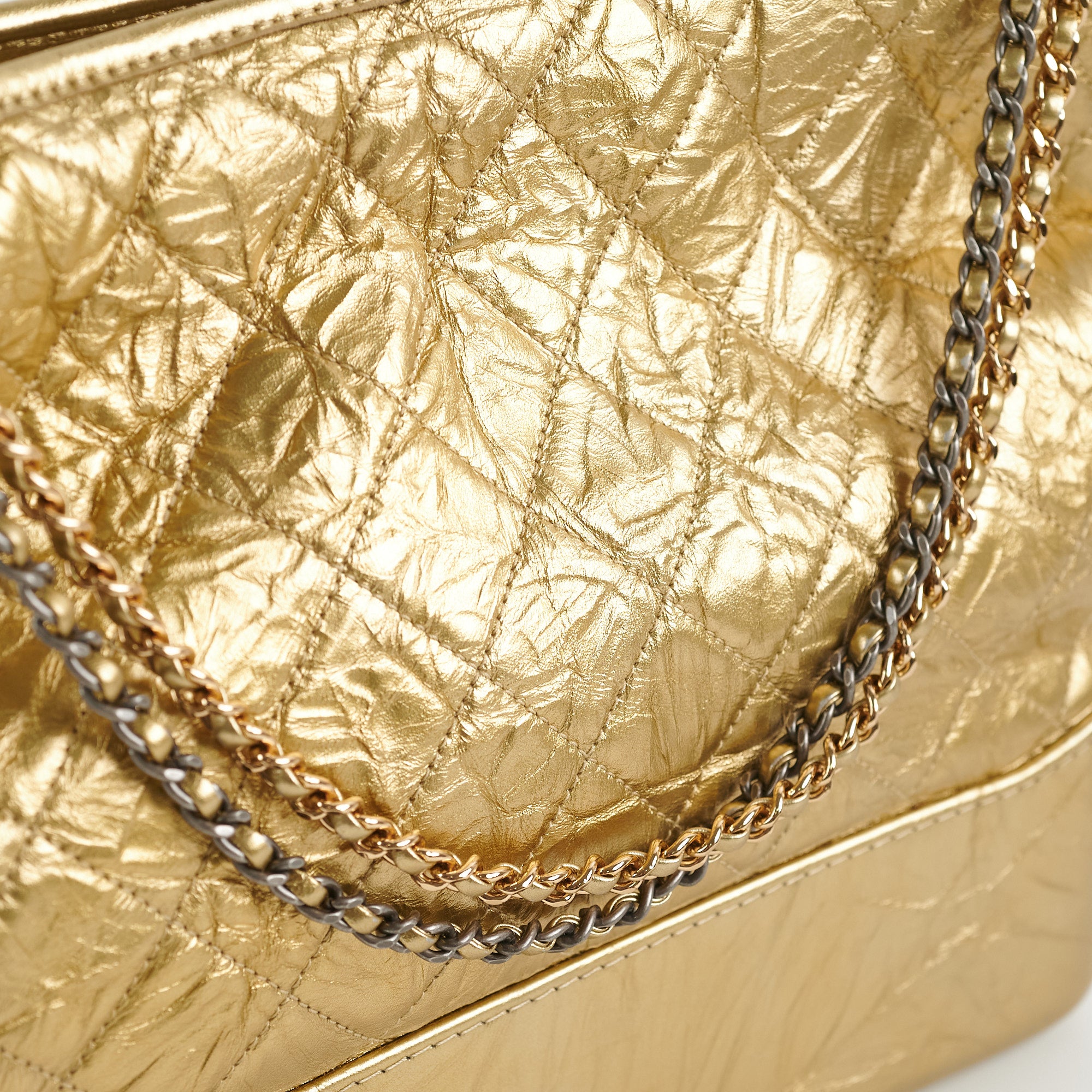 Chanel Gabrielle Hobo Large Gold - THE PURSE AFFAIR