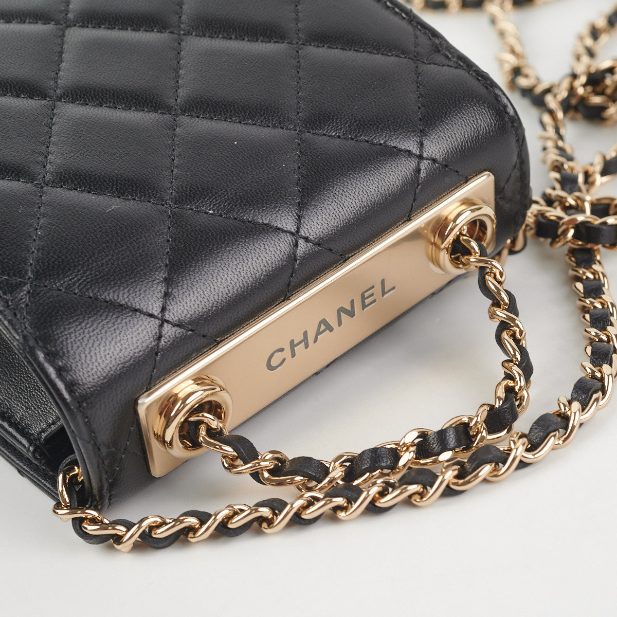 Chanel Mini Trendy CC Clutch With Chain