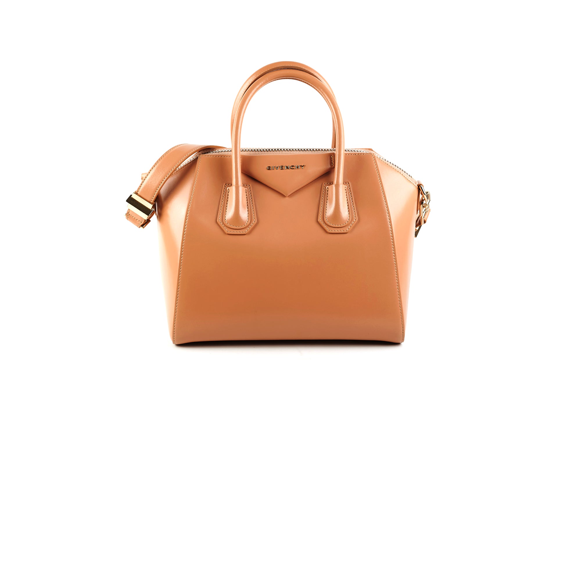 Givenchy Antigona Medium Smooth Leather Bag, Beige