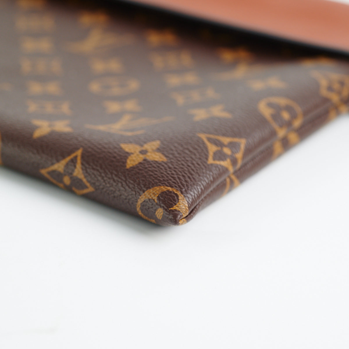 Tuileries cloth handbag Louis Vuitton Brown in Cloth - 34320769