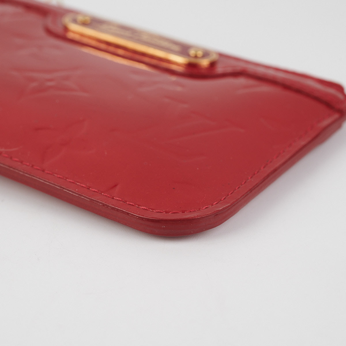 Louis Vuitton Vernis Key Pouch Rouge Red 66259
