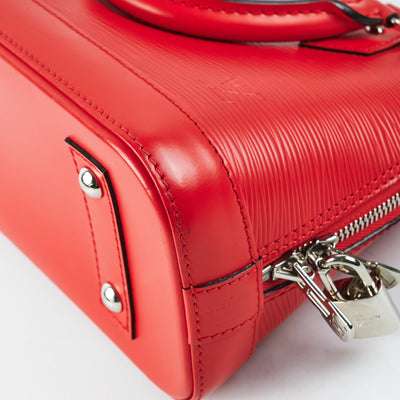 Louis Vuitton Alma BB EPI Red - THE PURSE AFFAIR