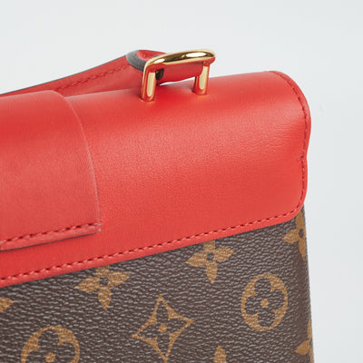 Louis Vuitton Locky BB Monogram and Red Leather – STYLISHTOP