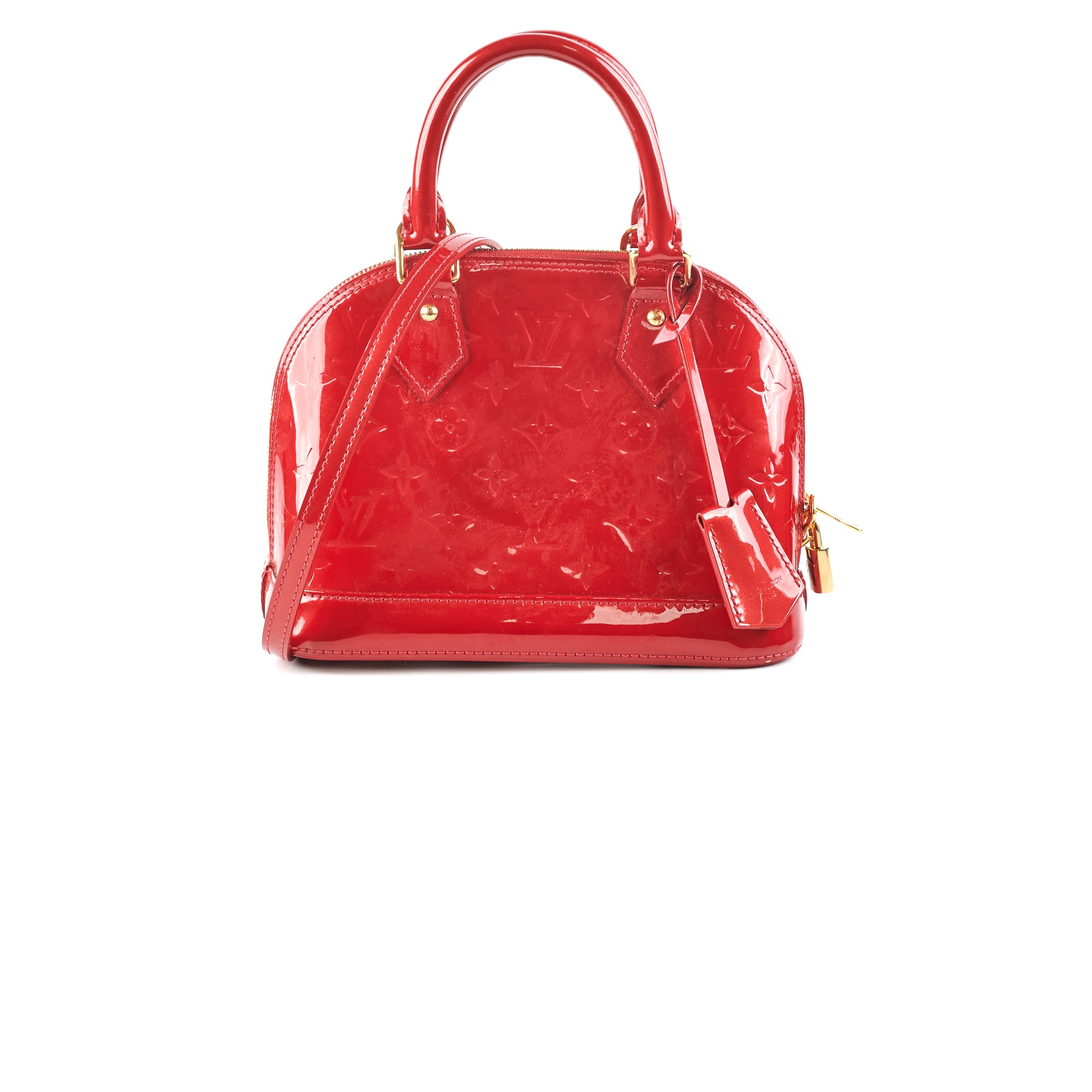 Louis Vuitton Vernis Lisse Alma BB Monogram Bag - THE PURSE AFFAIR