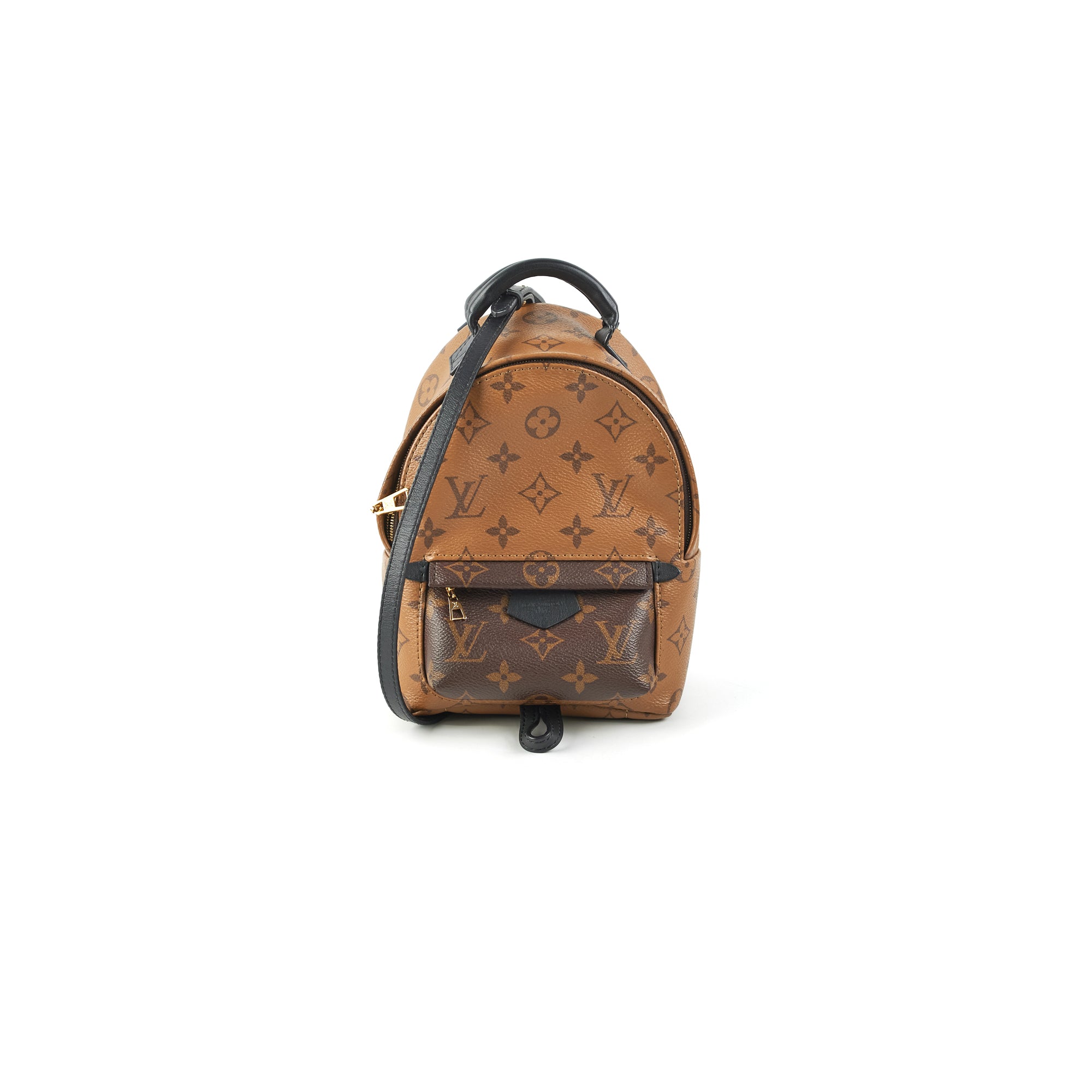 Louis Vuitton Monogram Reversed Palm Springs Backpacks