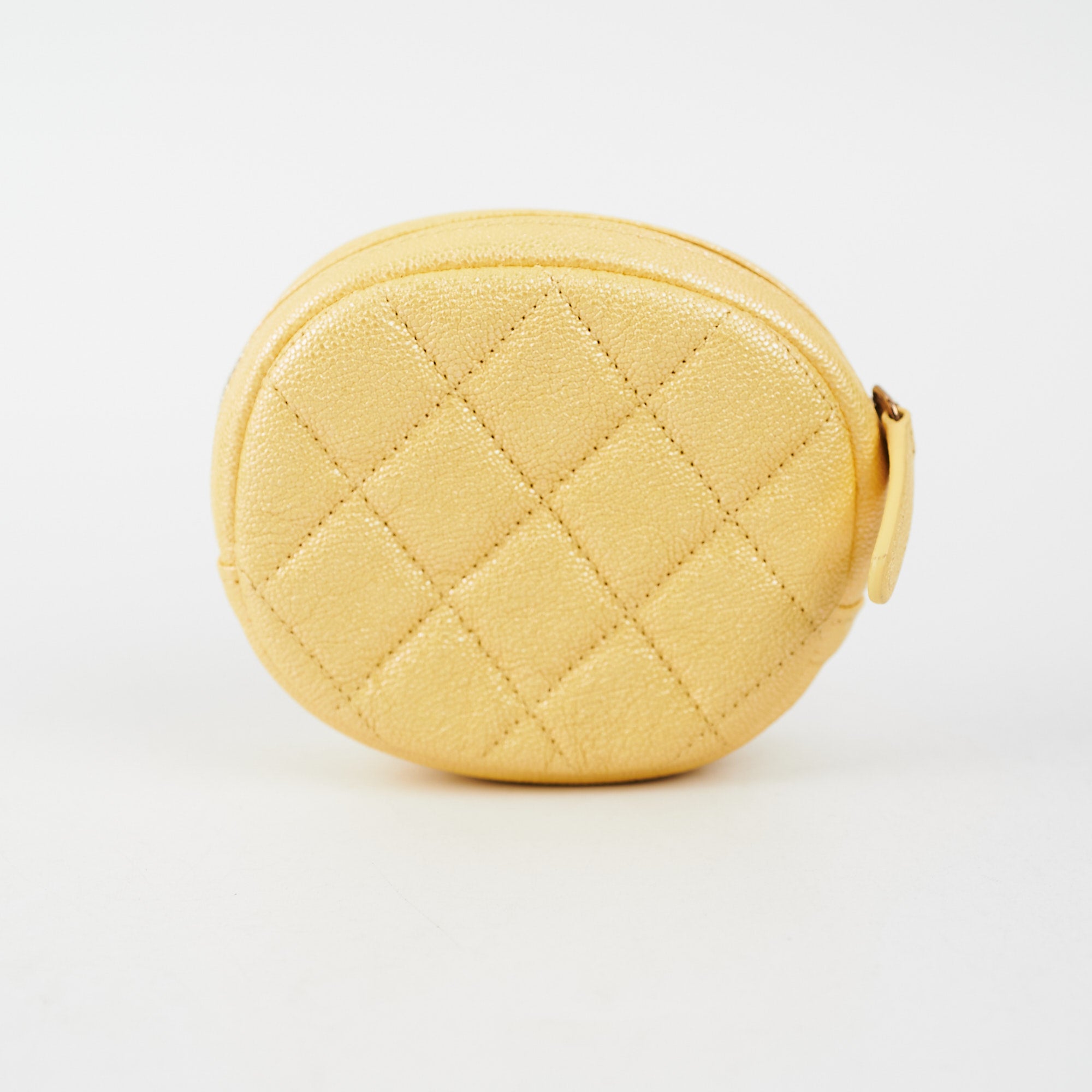 Chanel Caviar Round Coin Purse 